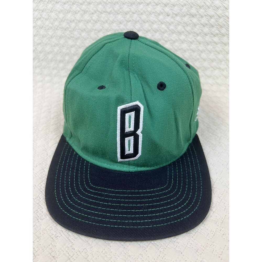 Boston Celtics Baseball Hat Adidas Flatbrim Flex Fit Climalite On Court | S/M